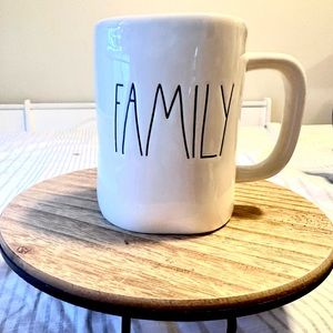 ‘Family’ Rae Dunn by Magenta coffee mug